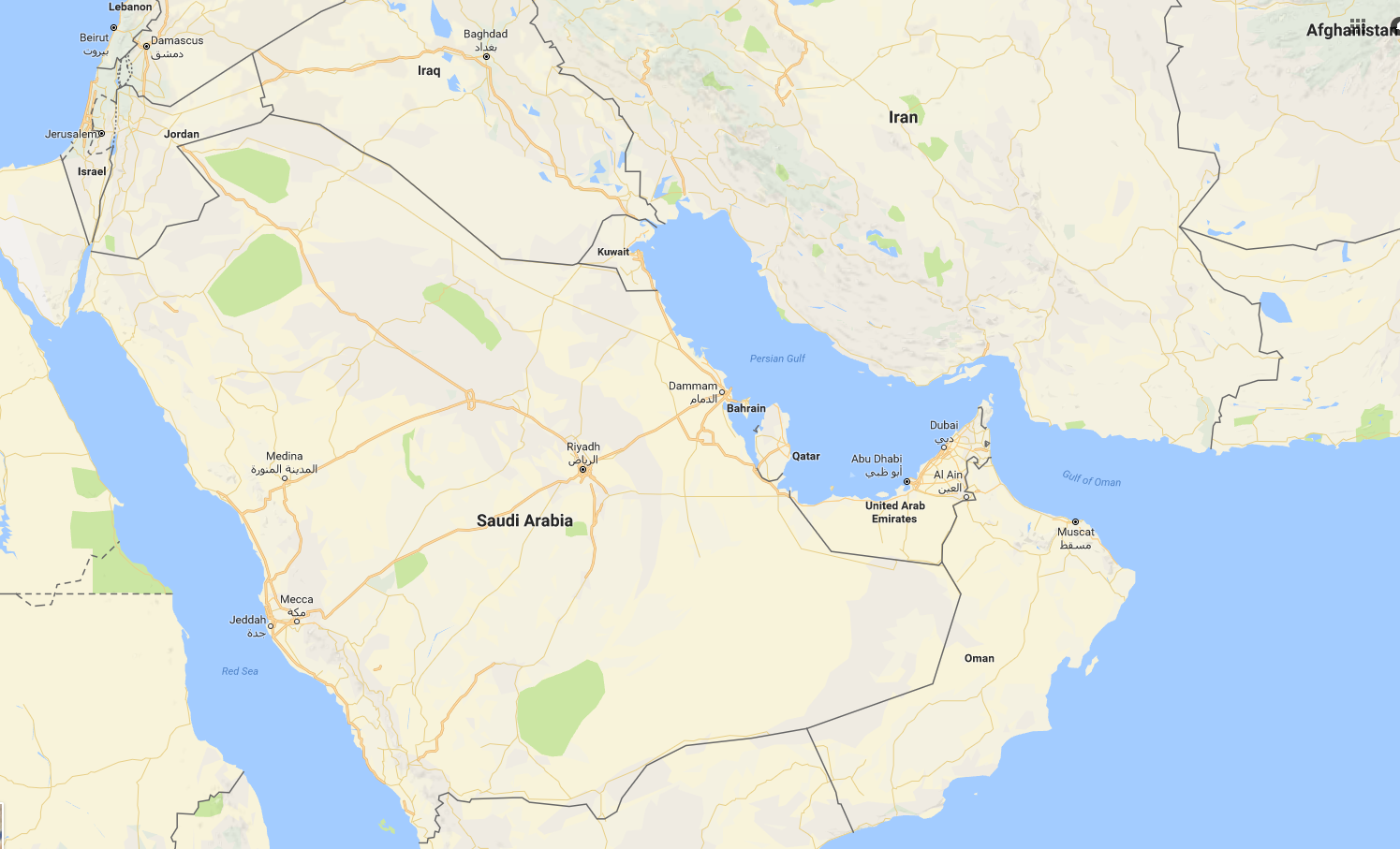 Qatar Map - PointsNerd